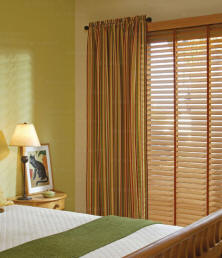 Shutters in Bedroom