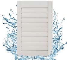 Water proof plantation shutter